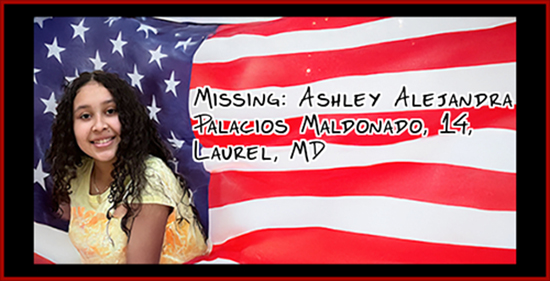 Missing: Ashley Alejandra Palacios Maldonado, 14, Laurel, MD