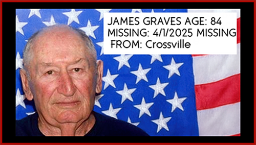 Missing: James Graves, 84, Crossville, TN