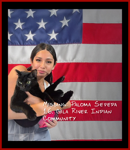Missing: Paloma Sepeda,16, Gila River Indian Community
